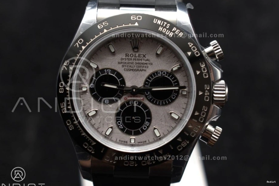1:1 Edition V3 SH4130 Best Thermal QF on Oysterflex 116519 Daytona (Gain Strap 767 Weight) Meteorite Dial 0816